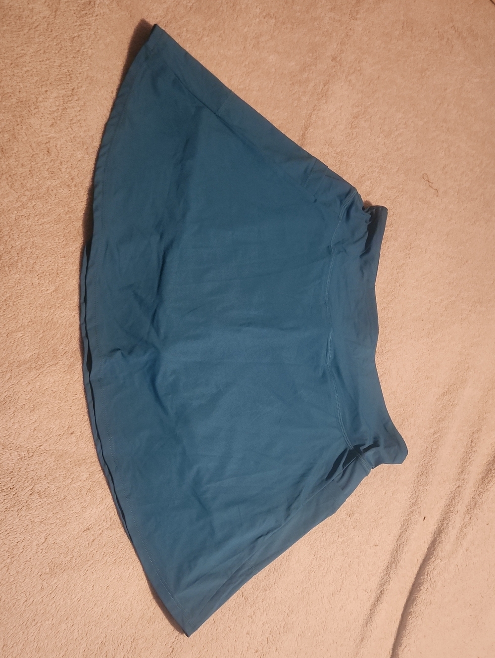 Smooth Waistband athletic Sport skirt with shorts and side pockets
